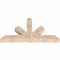 Ekena Millwork Saratoga Smooth Timber Gable Bracket, Douglas Fir, 60"W x 32"H x 5 1/2"D x 5 1/2"F, 13/12 Pitch GBW060X32X0606SAR00SDF - alternate 4